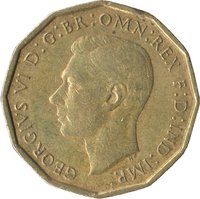 3 Pence obverse