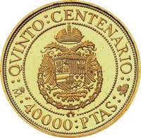 40000 Pesetas reverse