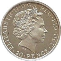 20 Pence obverse