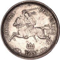 1 Litas obverse