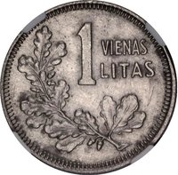 1 Litas reverse