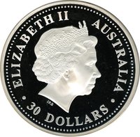 30 Dollars obverse
