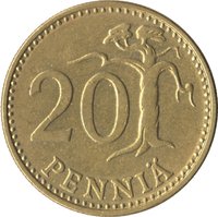 20 Pennia reverse
