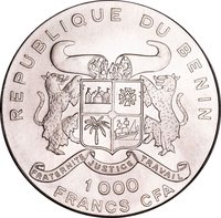 1000 Francs CFA obverse