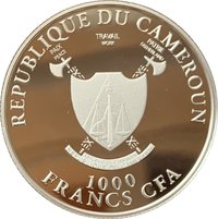 1000 Francs CFA obverse
