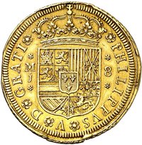8 Escudos obverse