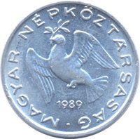 10 Fillér obverse