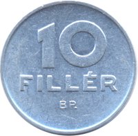 10 Fillér reverse
