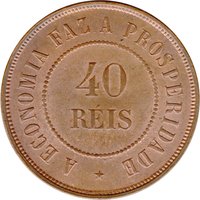 40 Réis reverse
