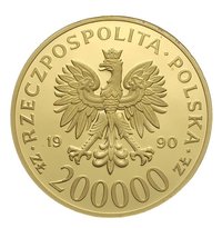 200000 Zlotys obverse