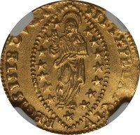 1 Gold Zecchino reverse