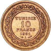 10 Francs reverse