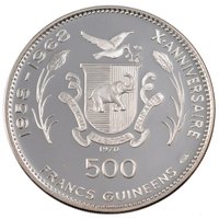 500 Francs reverse