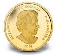 2500 Dollars obverse