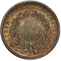 50 Centimes reverse
