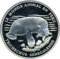 1000 Francs CFA reverse