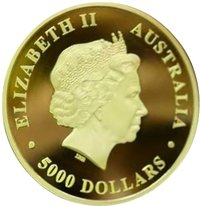 5000 Dollars obverse