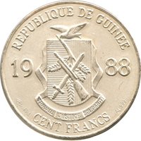 100 Francs Guinéens obverse