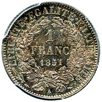1 Franc reverse