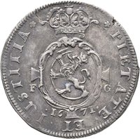 ½ Speciedaler reverse