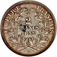 2 Francs reverse
