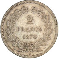 2 Francs reverse