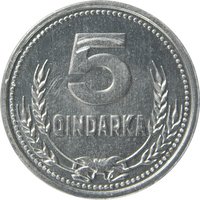 5 Qindarka reverse