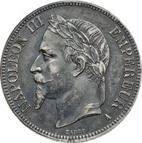 5 Francs obverse