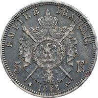 5 Francs reverse