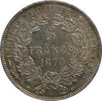 5 Francs reverse