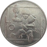 10 Lire reverse