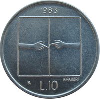 10 Lire reverse