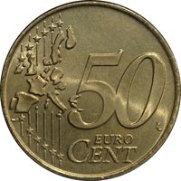 50 Euro Cents reverse