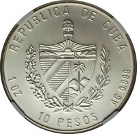10 Pesos obverse