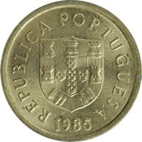 1 Escudo obverse