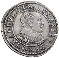 1 Testone obverse