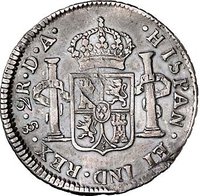 2 Reales reverse