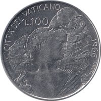 100 Lire reverse