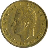 100 Pesetas obverse