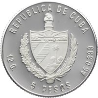 5 Pesos obverse