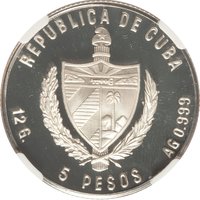 5 Pesos obverse