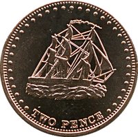 2 Pence reverse