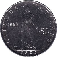 50 Lire reverse