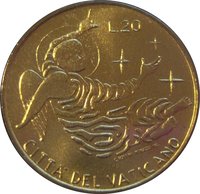 20 Lire reverse