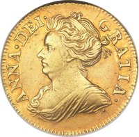 ½ Guinea obverse