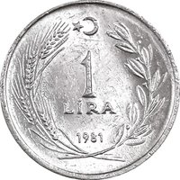 1 Lira reverse