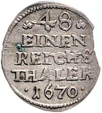 1⁄48 Thaler reverse
