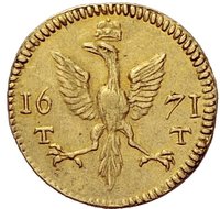 ½ Ducat reverse