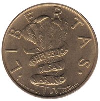 20 Lire obverse