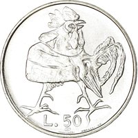 50 Lire reverse